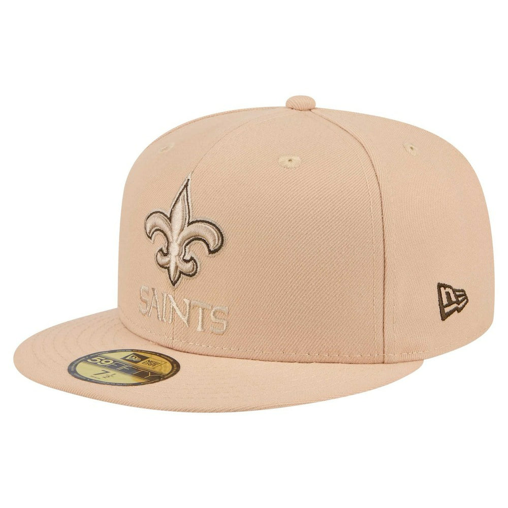 New Orleans Saints New Era Candied Pecan 59FIFTY Fitted Hat - Tan - NFL