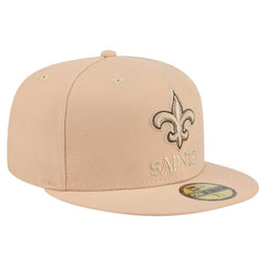 New Orleans Saints New Era Candied Pecan 59FIFTY Fitted Hat - Tan - NFL