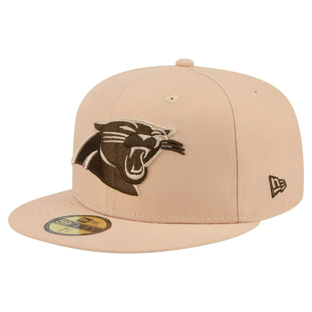 Carolina Panthers New Era Candied Pecan 59FIFTY Fitted Hat - Tan - NFL