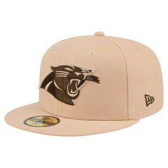 Carolina Panthers New Era Candied Pecan 59FIFTY Fitted Hat - Tan - NFL