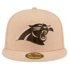 Carolina Panthers New Era Candied Pecan 59FIFTY Fitted Hat - Tan - NFL