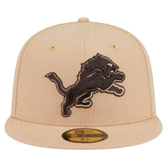 Detroit Lions New Era Candied Pecan 59FIFTY Fitted Hat - Tan - NFL