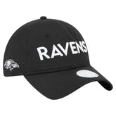 Baltimore Ravens New Era Women's Cece 9TWENTY Adjustable Hat - Black - NFL