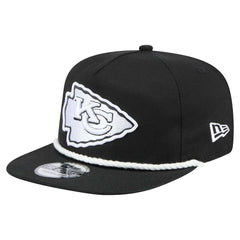 Kansas City Chiefs New Era B-Dub Golfer Snapback Hat - Black - NFL
