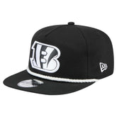 Cincinnati Bengals New Era B-Dub Golfer Snapback Hat - Black - NFL