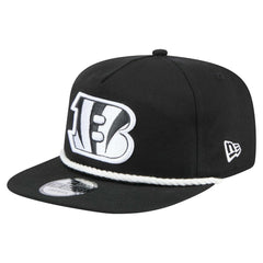 Cincinnati Bengals New Era B-Dub Golfer Snapback Hat - Black - NFL