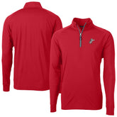 Cincinnati Reds Cutter & Buck Adapt Eco Knit Stretch Recycled Big & Tall Quarter-Zip Pullover Top for sale