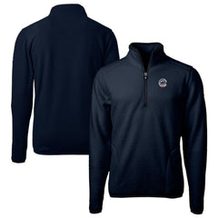 Chicago Cubs Cutter & Buck Big & Tall Americana Cascade Eco Fleece Quarter-Zip Jacket Online