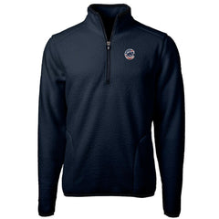 Chicago Cubs Cutter & Buck Big & Tall Americana Cascade Eco Fleece Quarter-Zip Jacket Online