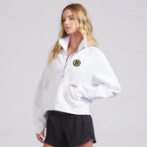 Boston Bruins lululemon Women's Scuba Oversized Half Zip Top - White | NHL on sale