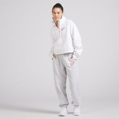 Detroit Red Wings lululemon Women's Scuba Oversized Half Zip Top - White | NHL near me