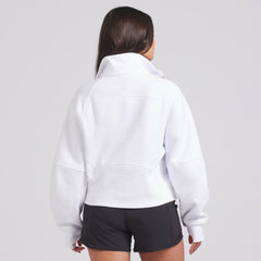 Edmonton Oilers lululemon Women's Scuba Oversized Half Zip Top - White | NHL sale