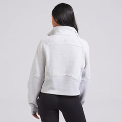Montreal Canadiens lululemon Women's Scuba Oversized Half Zip Top - Heather Gray | NHL on sale