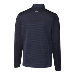 Detroit Tigers Cutter & Buck Big & Tall Traverse Stripe Stretch DryTec Quarter-Zip Top for sale