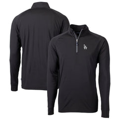 Los Angeles Dodgers Cutter & Buck Big & Tall Adapt Eco Knit Stretch Recycled Quarter-Zip Pullover Top Discount