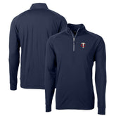 Minnesota Twins Cutter & Buck Big & Tall Adapt Eco Knit Stretch Recycled Quarter-Zip Pullover Top Outlet