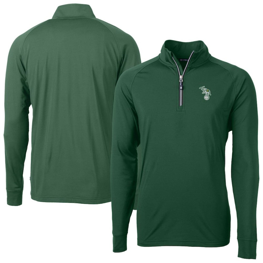 Athletics Cutter & Buck Stomper Adapt Eco Knit Stretch Recycled Quarter-Zip Pullover Top Online