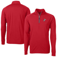 Cincinnati Reds Cutter & Buck Patriotic Logo Adapt Eco Knit Stretch Recycled Quarter-Zip Pullover Top for sale