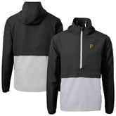 Pittsburgh Pirates Cutter & Buck Charter Eco Recycled Half-Zip Anorak Jacket Sale