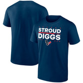 CJ Stroud & Stefon Diggs Houston Texans Election Players T-Shirt - Navy - NFL