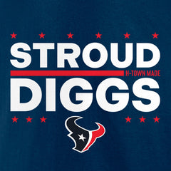CJ Stroud & Stefon Diggs Houston Texans Election Players T-Shirt - Navy - NFL