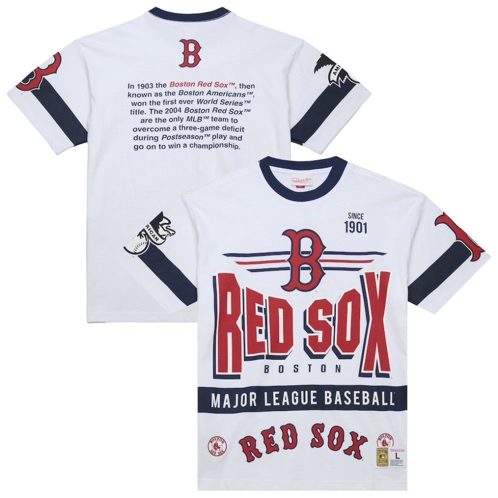 Boston Red Sox Mitchell & Ness Cooperstown Collection Team Origins Premium T-Shirt Outlet