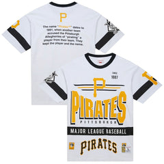 Pittsburgh Pirates Mitchell & Ness Cooperstown Collection Team Origins Premium T-Shirt Outlet