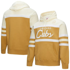 Chicago Cubs Mitchell & Ness Head Coach Pullover Hoodie Discount