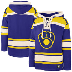 Milwaukee Brewers '47 Superior Lacer Pullover Hoodie for sale