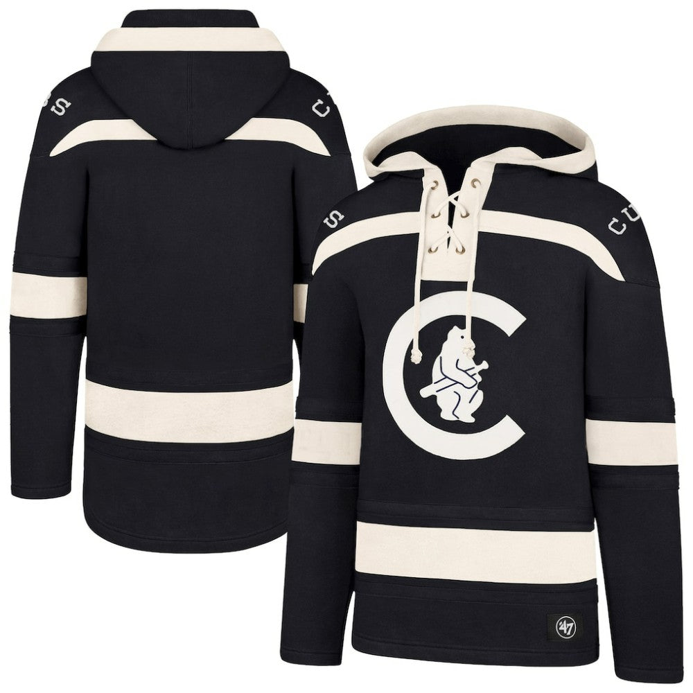 Chicago Cubs '47 Superior Lacer Pullover Hoodie for sale
