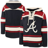 Atlanta Braves '47 Superior Lacer Pullover Hoodie Outlet