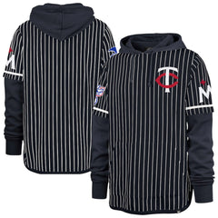 Minnesota Twins '47 Pinstripe Double Header Pullover Hoodie Online