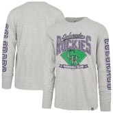Colorado Rockies '47 Fair Ball Franklin Long Sleeve T-Shirt Outlet