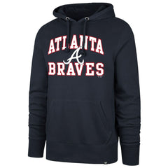 Atlanta Braves '47 Velocity Headline Pullover Hoodie Near Me
