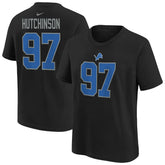 Aidan Hutchinson Detroit Lions Player Name & Number T-Shirt - Black - Nike