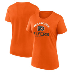 Philadelphia Flyers Logo Athletic Women's Unrivaled T-Shirt - Orange | NHL Lifestyle
