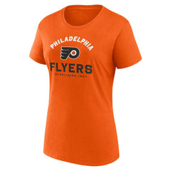 Philadelphia Flyers Logo Athletic Women's Unrivaled T-Shirt - Orange | NHL Lifestyle
