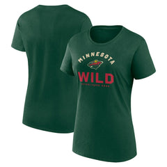 Minnesota Wild Logo Athletic Women's Unrivaled T-Shirt - Green | NHL sale