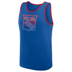 New York Rangers Logo Athletic Unmatched Success Tank Top - Blue | NHL online