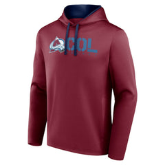 Colorado Avalanche Logo Athletic Head Start Pullover Hoodie - Burgundy | NHL discount