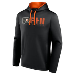 Philadelphia Flyers Logo Athletic Head Start Pullover Hoodie - Black | NHL Lifestyle