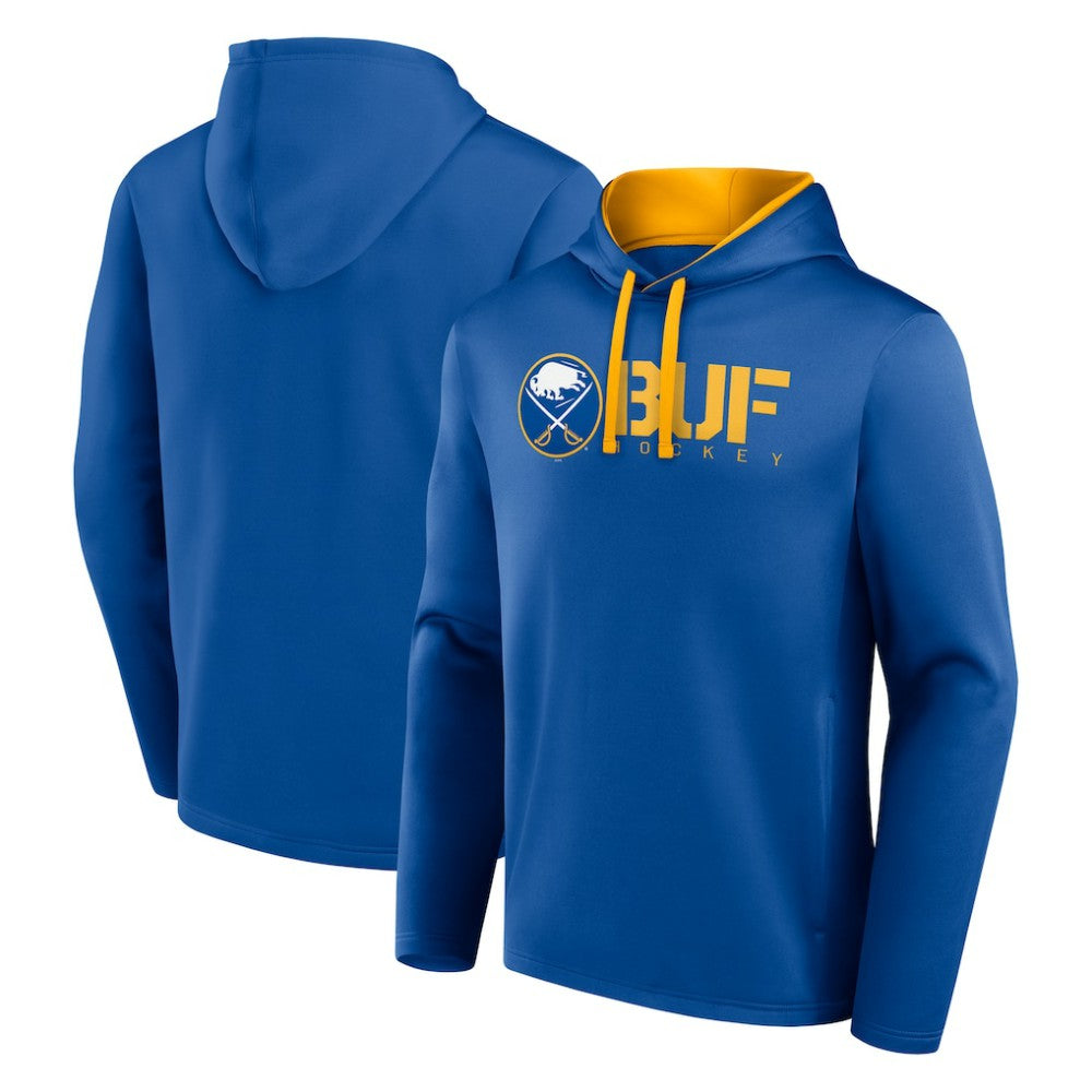 Buffalo Sabres Logo Athletic Head Start Pullover Hoodie - Royal | NHL discount