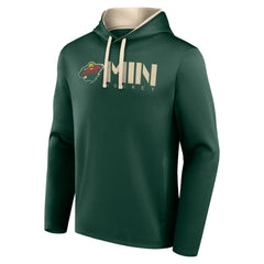 Minnesota Wild Logo Athletic Head Start Pullover Hoodie - Green | NHL online