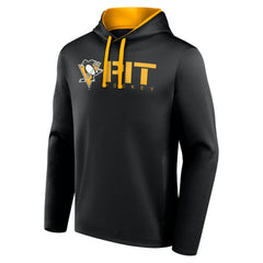 Pittsburgh Penguins Logo Athletic Head Start Pullover Hoodie - Black | NHL discount