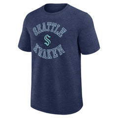 Seattle Kraken Logo Athletic Success T-Shirt - Heather Navy | NHL Lifestyle
