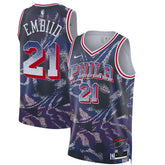 Nike Joel Embiid Philadelphia 76ers Unisex 2025 Select Series Swingman Player Jersey Navy