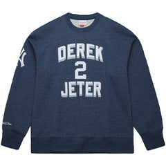 Derek Jeter New York Yankees Mitchell & Ness Legends Collection Vintage Logo Fleece Name & Number Pullover Sweatshirt Near Me