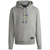 Los Angeles Rams Hugo Boss Unisex Woodson Tri-Blend Hoodie - Heather Gray - NFL