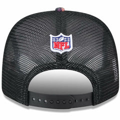 Cleveland Browns New Era 2024 NFL Crucial Catch Plaid 9SEVENTY Trucker Snapback Hat - Black - NFL