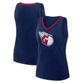 Cleveland Guardians Logo Athletic Women's Stellar Win V-Neck Tank Top Outlet